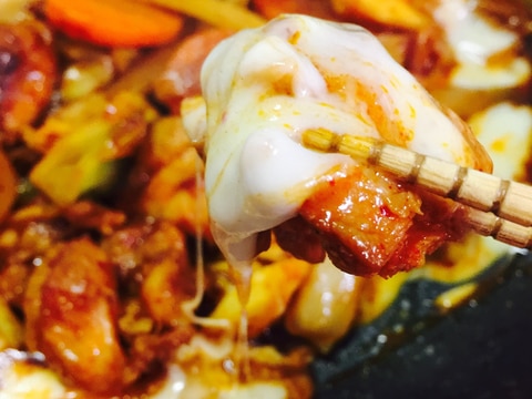 ★行列のできるチーズタッカルビ★